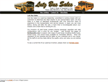 Tablet Screenshot of lutzbussales.com